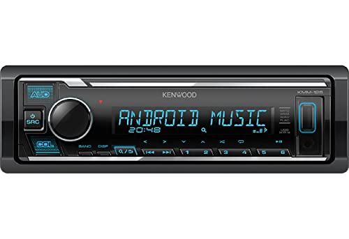 Kenwood KMM-125 - Receptor de Medios Digitales con Entrada Frontal USB y AUX