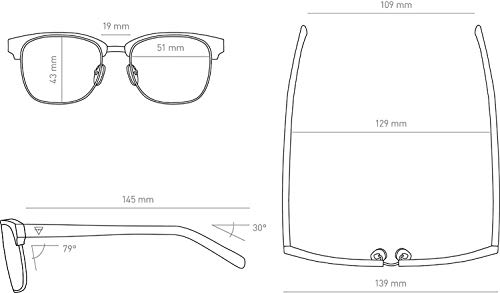 Kerbholz - Albert - gafas de sol - ebony/solid grey