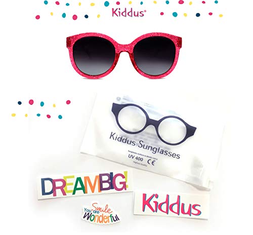 Kiddus Gafas de Sol POLARIZADAS para niña, chica, adolescente. UV400 Protección 100% contra rayos ultravioleta. A partir de 6 años. Con estilo. Diseño a la moda. FABULOUS