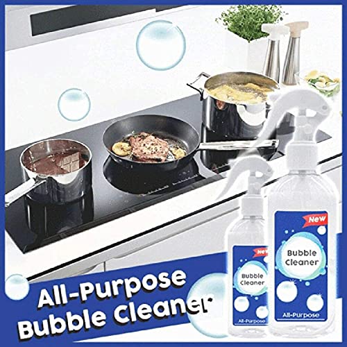 Kitchen All-Purpose Bubble Cleaner, Bathroom Rinse New Cleaner Free Kitchen Bubble Cleaner Easy Off, Grease Cleaner Foam Spray Cleaner Remover