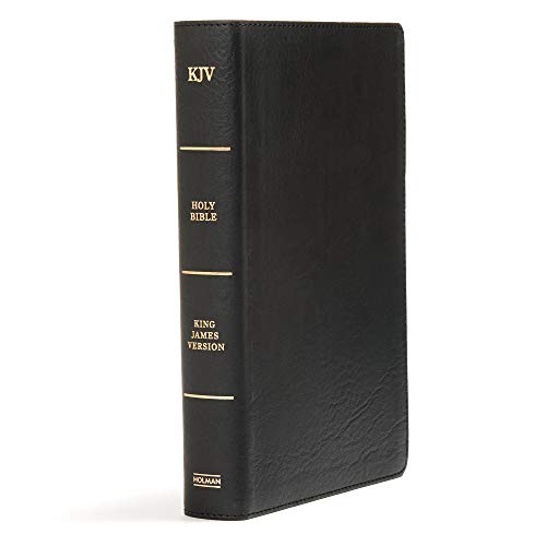 KJV Large Print Personal Size Reference Bible, Black Leathertouch: King James Version, Large Print, Personal Size, Reference, Black Leathertouch