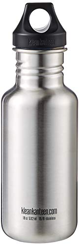 Klean Kanteen Botella Clásica 18oz, Brushed Stainless