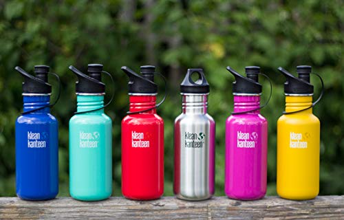 Klean Kanteen Classic Sea Crest - Botella con tapa deportiva (532 ml)