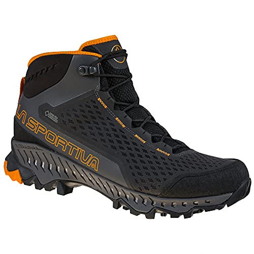 La Sportiva Stream GTX, Botas de Senderismo Hombre, Carbon Maple, 45 EU