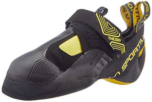 LA SPORTIVA Theory, Zapatillas de Trekking Hombre, Black/Yellow, 38.5 EU