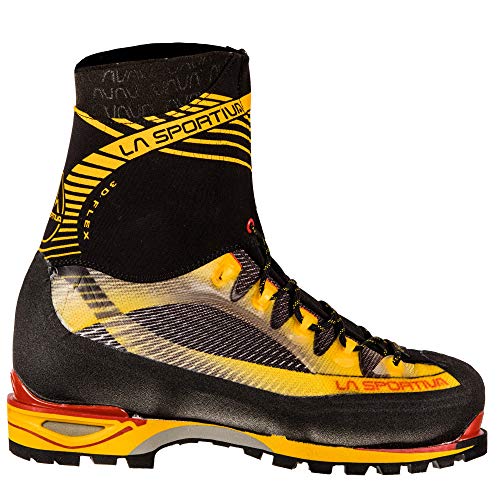 LA SPORTIVA Trango Ice Cube GTX, Botas de montaña Unisex Adulto, Black/Yellow, 45 EU