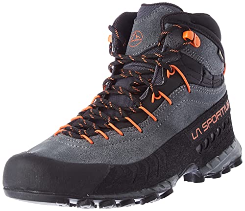 LA SPORTIVA TX4 Mid GTX, Botas de montaña Unisex Adulto, Carbon 47 Flame, 44 EU