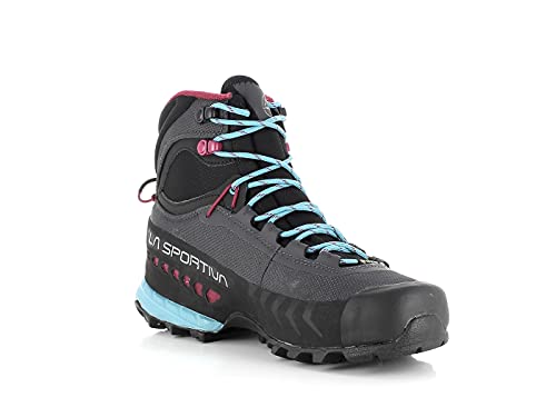 LA SPORTIVA TXS Woman GTX, Botas de montaña Mujer, Carbon/Topaz, 38 EU