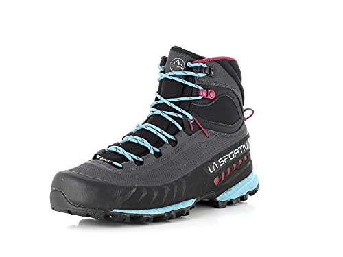 LA SPORTIVA TXS Woman GTX, Botas de montaña Mujer, Carbon/Topaz, 38 EU