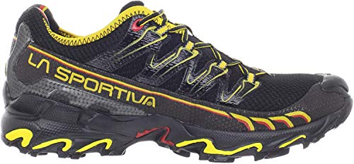 La Sportiva Ultra Raptor, Zapatillas de Running Hombre, Negro/Amarillo, 41