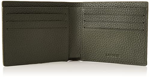 Lacoste NH3316SQ, S Billfold para Hombre, Baobab, Talla única