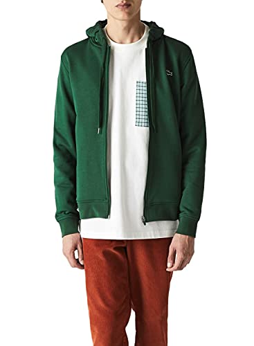 Lacoste Sport SH1551, Sudadera Hombre, Verde (Vert/Vert), S