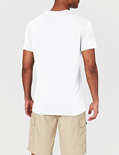 Lacoste TH6709, Camiseta para Hombre, Blanco (Blanc), S (Talla del fabricante: 3)