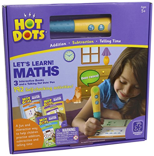 Learning Resources- Set para Aprender matemáticas Hot Dots, Color (EI-9288)