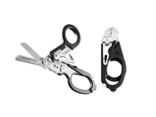 Leatherman Raptor® - Tijeras Multiusos con Funda balística, Emergencia, Sanitario, médico, Enfermera, Militar, Original de EE. UU. Art. LTG831742