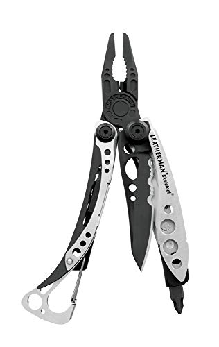 Leatherman Skeletool - Herramienta multiusos resistente con 7 herramientas esenciales incluyendo un abridor de botellas, para aventuras al aire libre hecha en los EE.UU., en verde