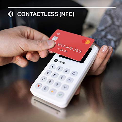 Lector para cobros con tarjeta con wifi y 3G de SumUp: Acepte tarjetas con chip y PIN, pagos contactless, Google Pay y Apple Pay; todo con un dispositivo independiente