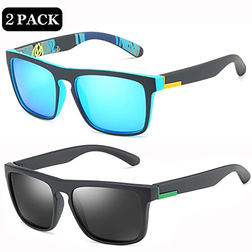 LEDING&BEST Gafas de sol polarizadas Hombre Mujere/verano Aire libre Deportes Golf Ciclismo Pesca Senderismo 100% Protección UV400 Gafas para Conducción