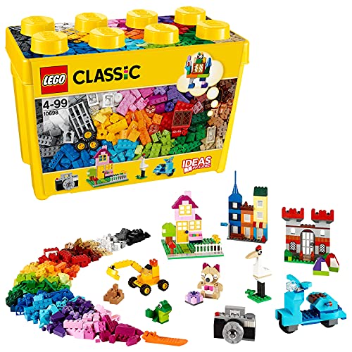 LEGO 10698 Classic Caja de Ladrillos Creativos Grande, Juego de Construcción para Niños y Niñas 4 años