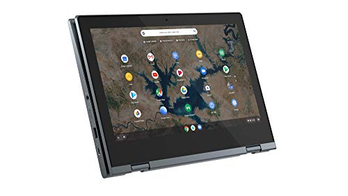 Lenovo IdeaPad Flex 3 Chromebook - Portátil táctil convertible 11.6" HD (Intel Celeron N4020, 8GB RAM, 128GB eMMC, Intel UHD Graphics 600, Chrome OS), Color Azul oscuro - Teclado QWERTY español