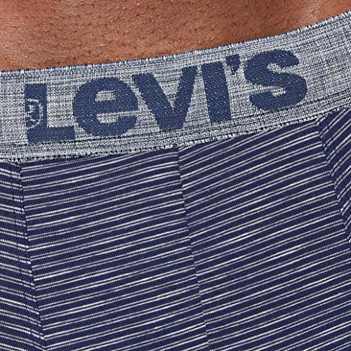 Levi's Denim Men's Boxer Briefs Multipack (3 Pack), Nasturcio, S para Hombre