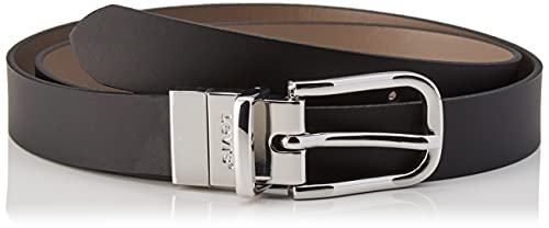 Levi's Feminine Reversible Belt Cinturón, Regular Black, 90 cm Women's