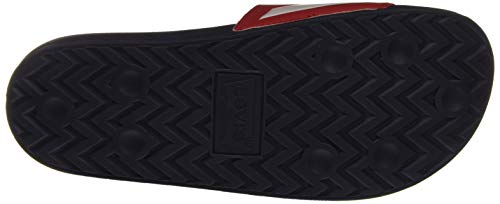 Levi's June L, Chanclas Hombre, Rojo (R Red 87), 43 EU