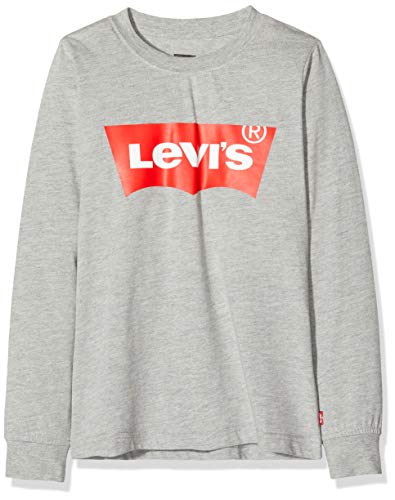 Levi's Kids Lvb L/S Batwing Tee Camiseta de manga larga Grey Heather para Niños