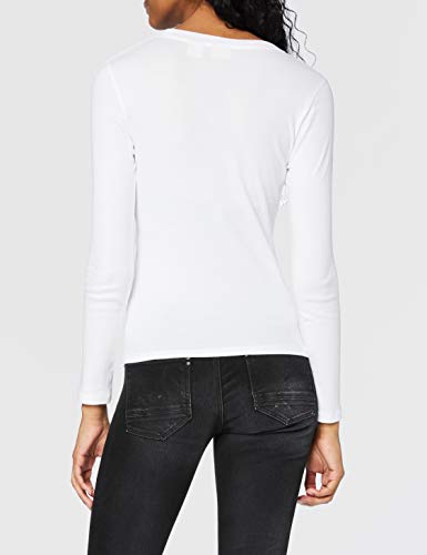 Levi's LS Baby tee Camiseta, White +, M para Mujer