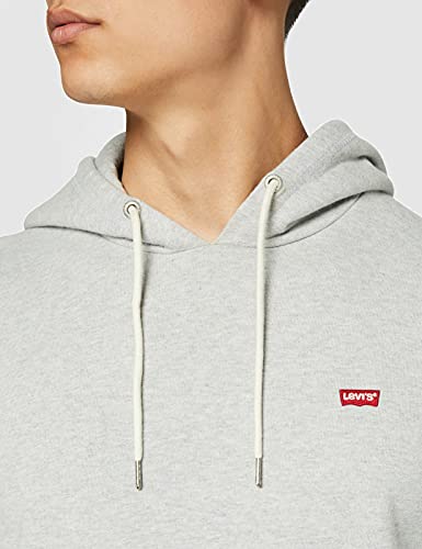 Levi's Original Hm Pullover Hoo Capucha, Medium Grey Heather (3), S para Hombre