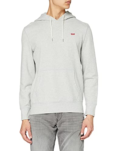 Levi's Original Hm Pullover Hoo Capucha, Medium Grey Heather (3), S para Hombre