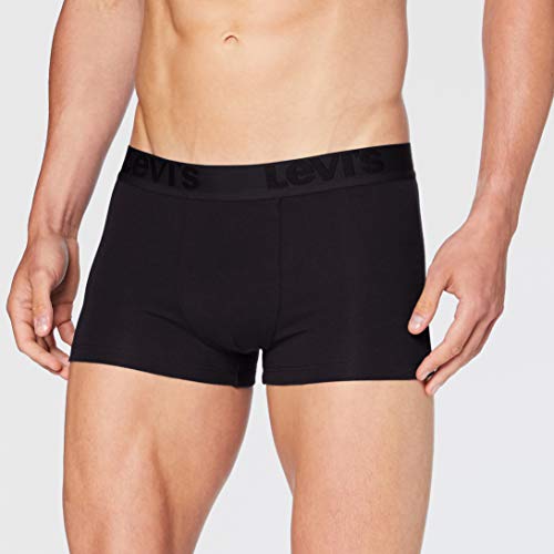 Levi's Premium-Trunks para Hombre (3 Unidades), Negro, M (Pack de 3)