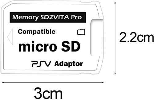 LEXINCHENG SD2VITA Pro Adaptador Pro 5.0 para tarjeta de memoria PS VITA 3.60 Henkaku Micro SD PSVITA