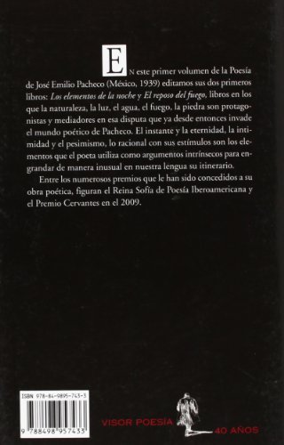 Los elementos de la noche: Poesía I. 1958 - 1964: 743 (Visor de Poesía)