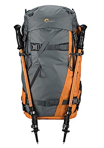 Lowepro - Mochila en Polvo (500 AW), Color Gris y Naranja