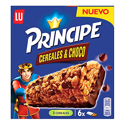 LU PRINCIPE barrita de cereales y chocolate caja 125 gr