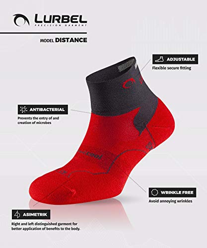 Lurbel Calcetin Trail Running Distance Rojo (M (39/42))