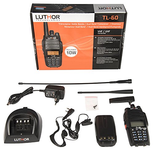 LUTHOR TL-60 Walkie Doble Banda 144/146 VHF-430/440 UHF,10 watios !!!! EL MAS POTENTE DEL MERCADO