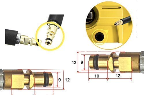 Manguera de alta presión M&M Smartek compatible con el limpiador de alta presión K2 - K7 de Kärcher a partir del año 2008 Click Quick Connect like 2.641-721.0