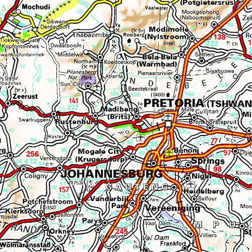 Mapa National África Centro-Sur, Madagascar (Mapas National Michelin)