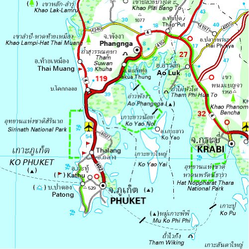 Mapa National Tailandia: 751 (Mapas National Michelin)