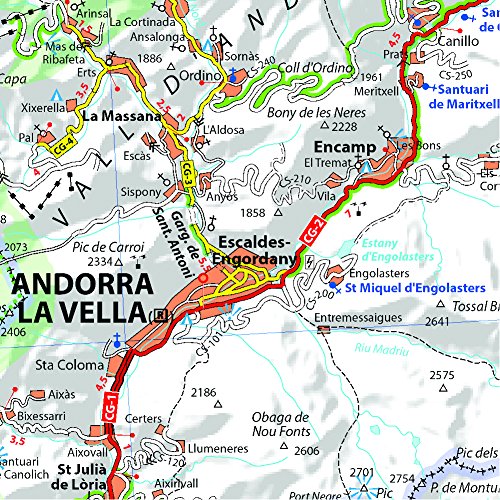 Mapa Zoom Pirineos Orientales / Pirineo Catalán, Andorra: No. 146 (Michelin Zoom Maps)