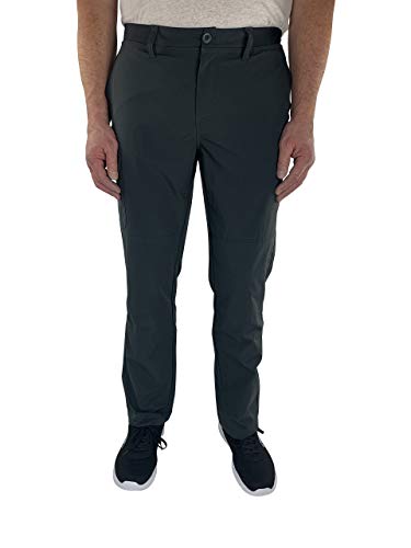 Marina del Rey - Pantalones de fericio para hombre, talla grande, con cintura elástica gris 3 mes