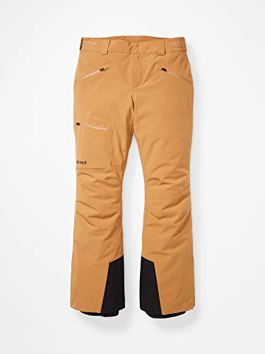 Marmot Wm's Refuge Pant Pantalones para la Nieve rígidos, Ropa de esquí y Snowboard, Resistente al Viento, Resistente al Agua, Transpirable, Mujer, Scotch, M