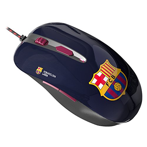 Mars Gaming MMBC, Ratón Gaming Oficial FC Barcelona, Ergonómico, PC/PS4/PS5/XBOX