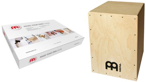 Meinl Percussion MYO-CAJ - Cajón de madera con parche natural, Kit Básico, Natural, Marrón