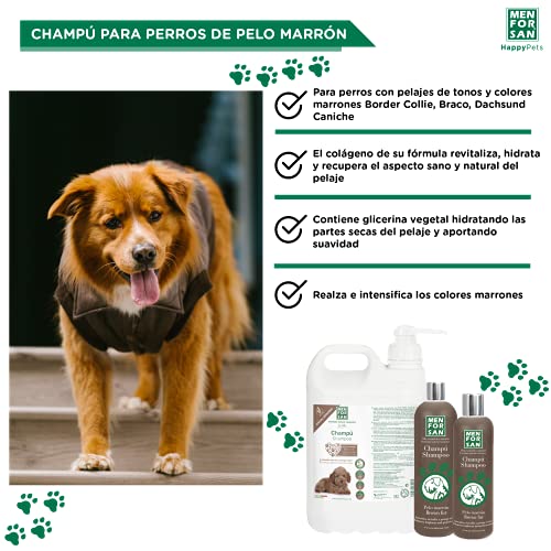 MENFORSAN Champú Perros Pelo Marrón - 300ml