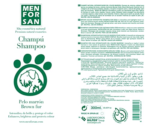 MENFORSAN Champú Perros Pelo Marrón - 300ml