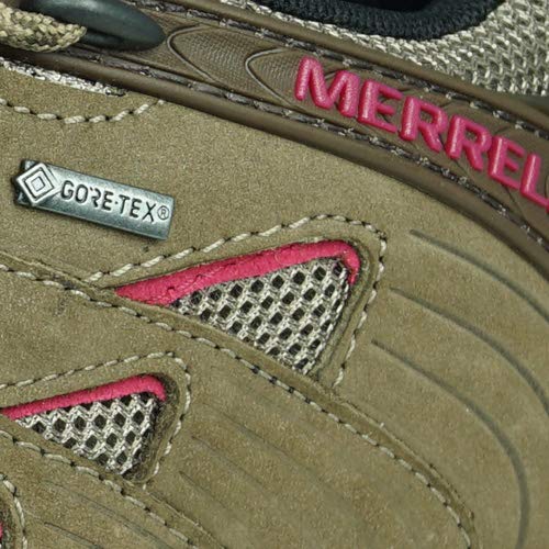 MERRELL Cham 7 GTX, Zapatillas Tiempo Libre y Senderismo Mujer Stone (Multicolor), 37 EU