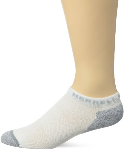 Merrell Men's Trail Glove Natural Hiking Sock, Light Grey, X-Large